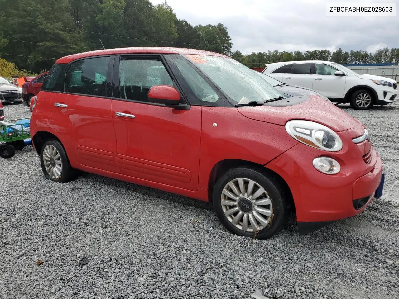 ZFBCFABH0EZ028603 2014 Fiat 500L Easy