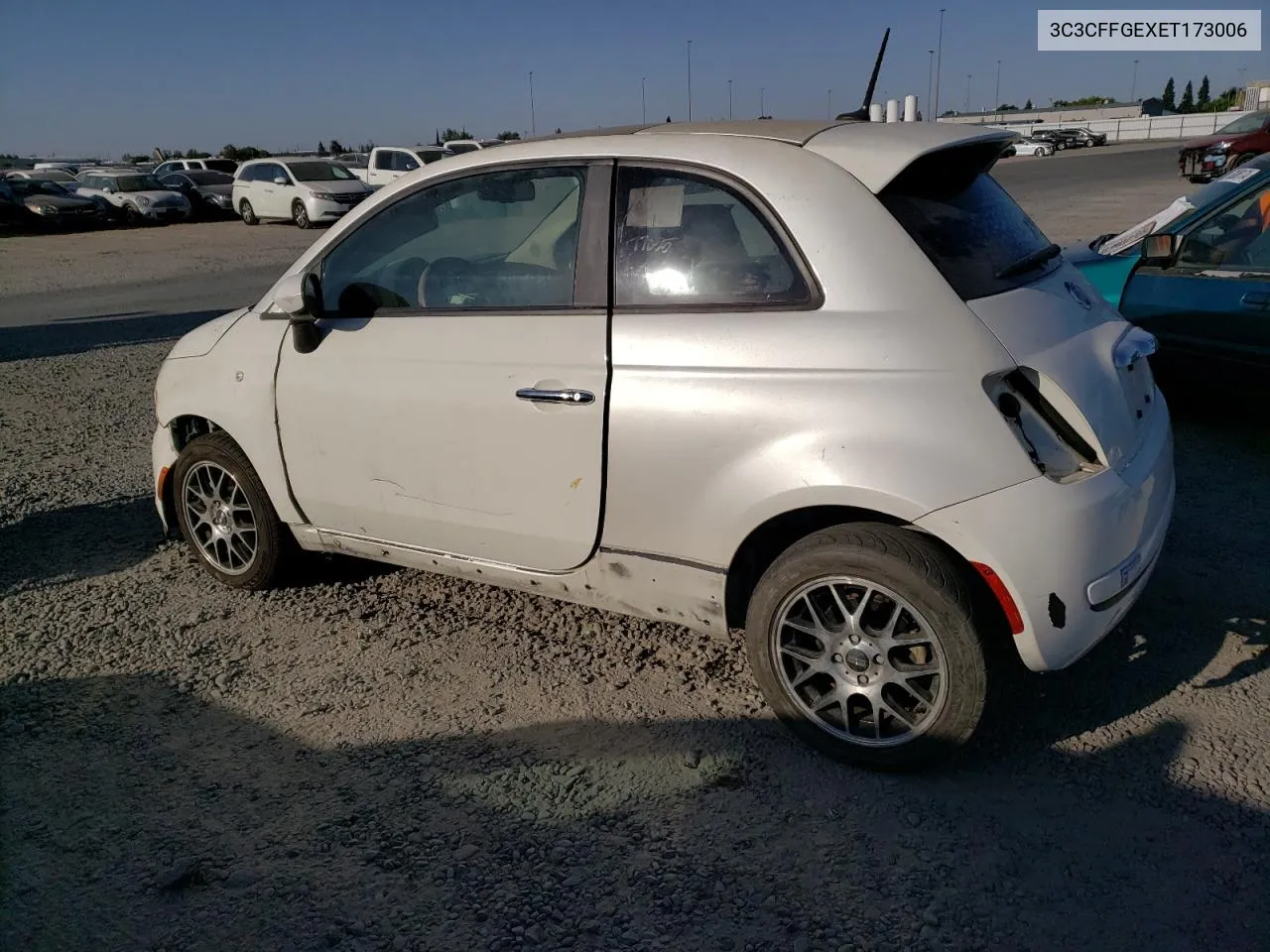 2014 Fiat 500 Electric VIN: 3C3CFFGEXET173006 Lot: 73058674