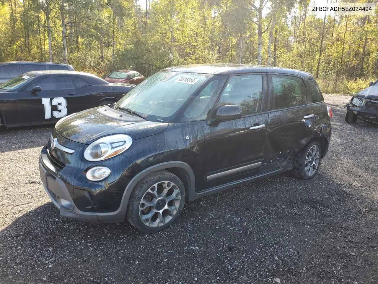 2014 Fiat 500L Trekking VIN: ZFBCFADH5EZ024494 Lot: 73215814