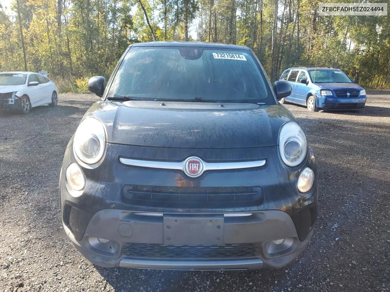 2014 Fiat 500L Trekking VIN: ZFBCFADH5EZ024494 Lot: 73215814