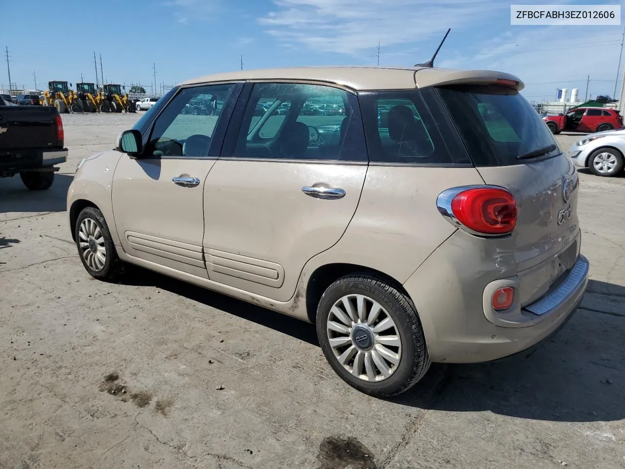 2014 Fiat 500L Easy VIN: ZFBCFABH3EZ012606 Lot: 73692654