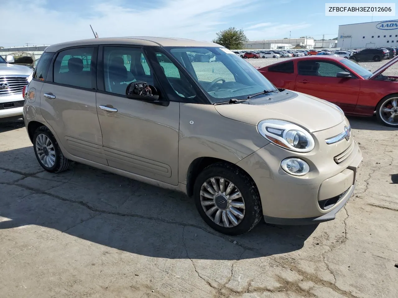 2014 Fiat 500L Easy VIN: ZFBCFABH3EZ012606 Lot: 73692654