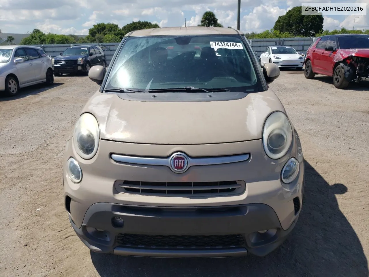 2014 Fiat 500L Trekking VIN: ZFBCFADH1EZ020216 Lot: 74324744