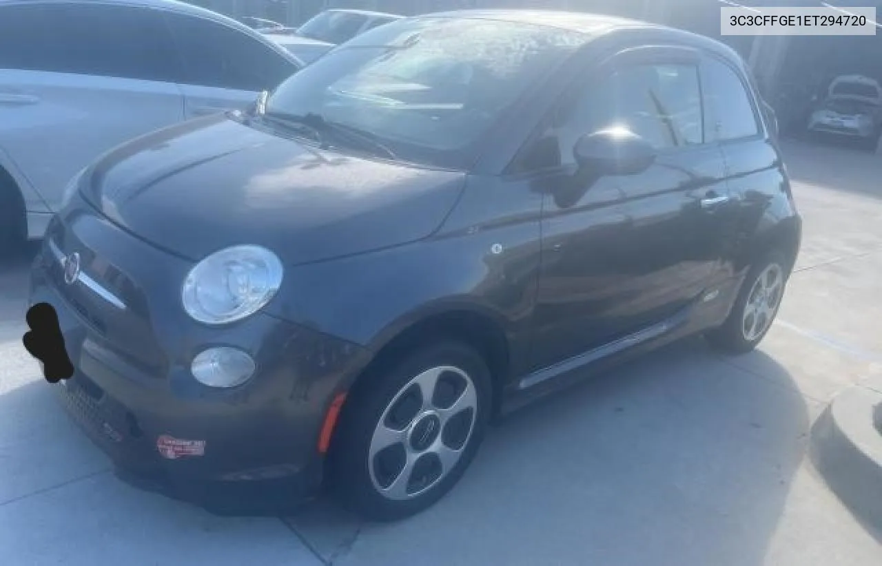 2014 Fiat 500 Electric VIN: 3C3CFFGE1ET294720 Lot: 74628494