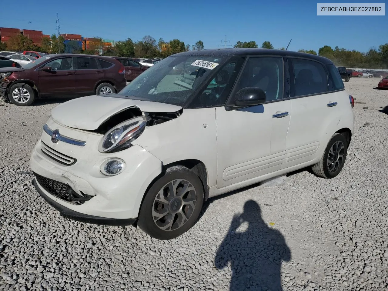 2014 Fiat 500L Easy VIN: ZFBCFABH3EZ027882 Lot: 75265864