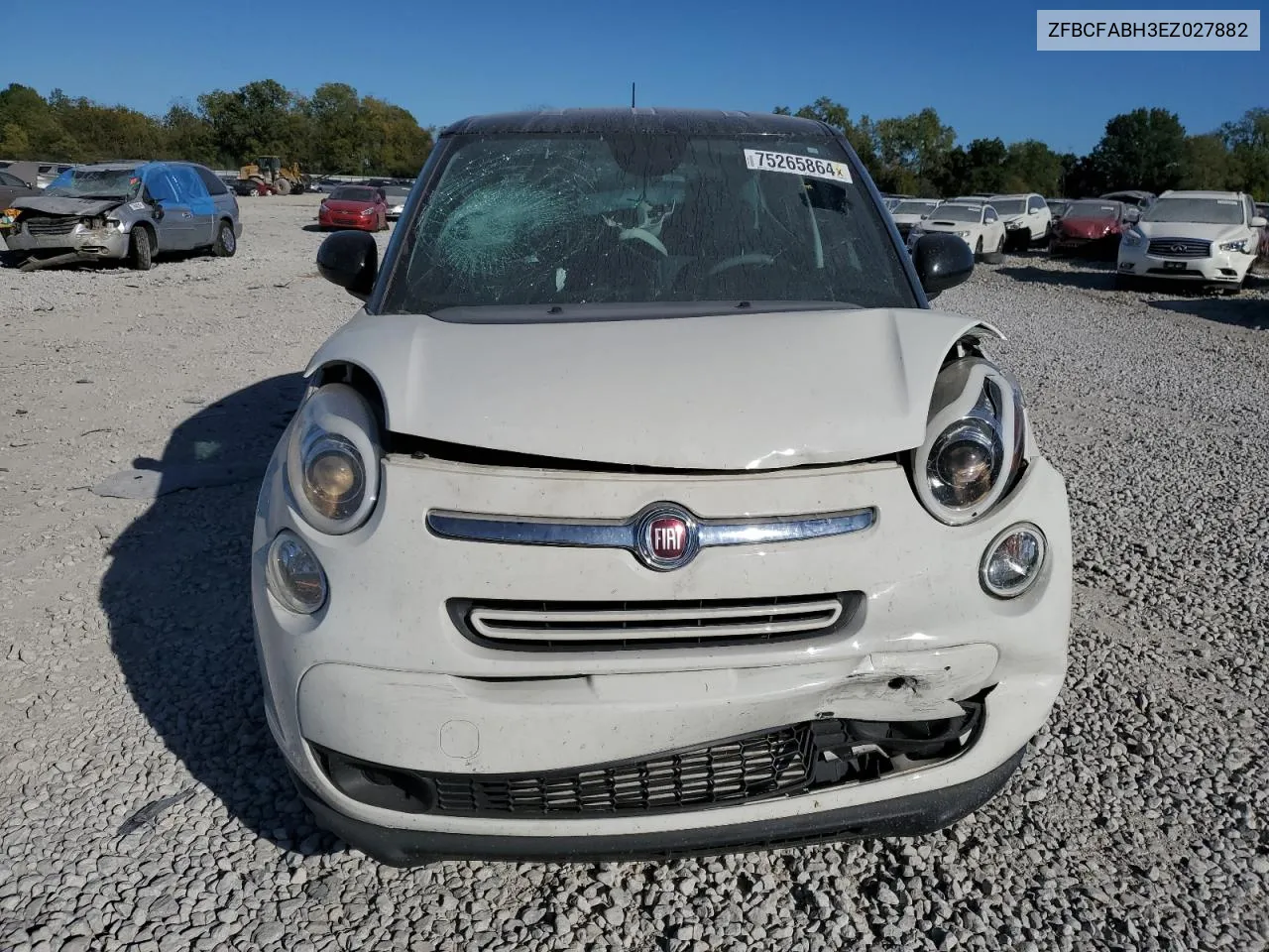 2014 Fiat 500L Easy VIN: ZFBCFABH3EZ027882 Lot: 75265864