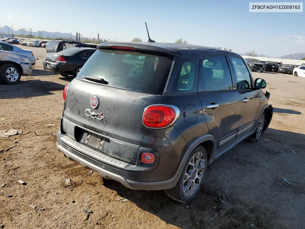 2014 Fiat 500L Trekking VIN: ZFBCFADH1EZ008163 Lot: 75688044