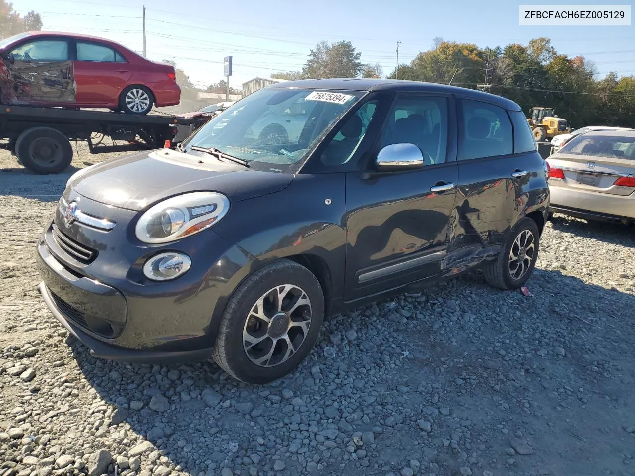 2014 Fiat 500L Lounge VIN: ZFBCFACH6EZ005129 Lot: 75875394