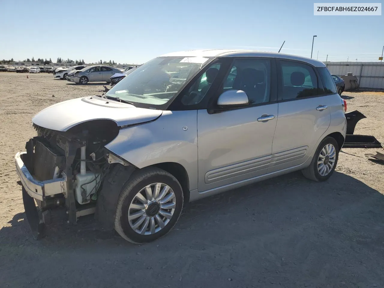 2014 Fiat 500L Easy VIN: ZFBCFABH6EZ024667 Lot: 75938254