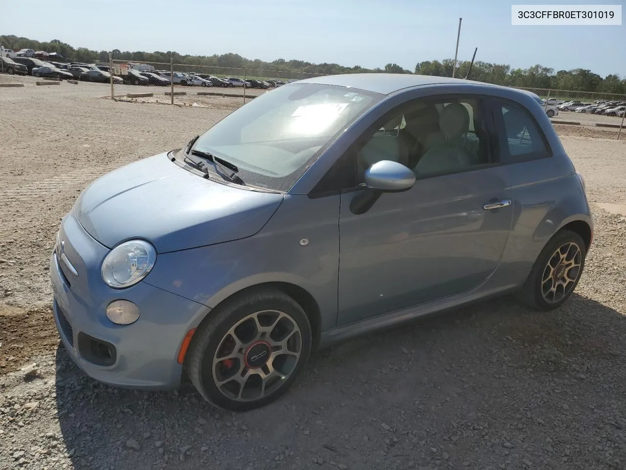 2014 Fiat 500 Sport VIN: 3C3CFFBR0ET301019 Lot: 76070454