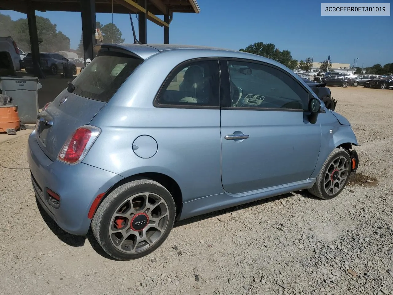 2014 Fiat 500 Sport VIN: 3C3CFFBR0ET301019 Lot: 76070454