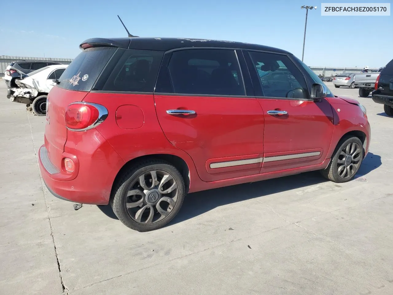 2014 Fiat 500L Lounge VIN: ZFBCFACH3EZ005170 Lot: 76076214