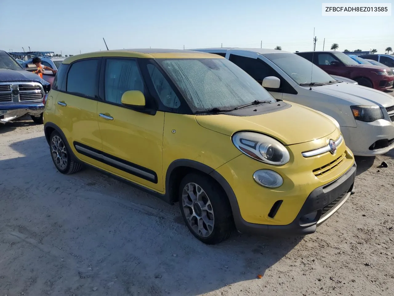 2014 Fiat 500L Trekking VIN: ZFBCFADH8EZ013585 Lot: 76193764