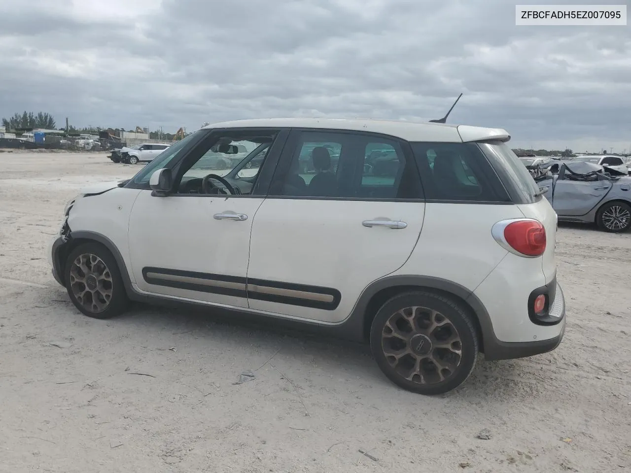 2014 Fiat 500L Trekking VIN: ZFBCFADH5EZ007095 Lot: 76233424