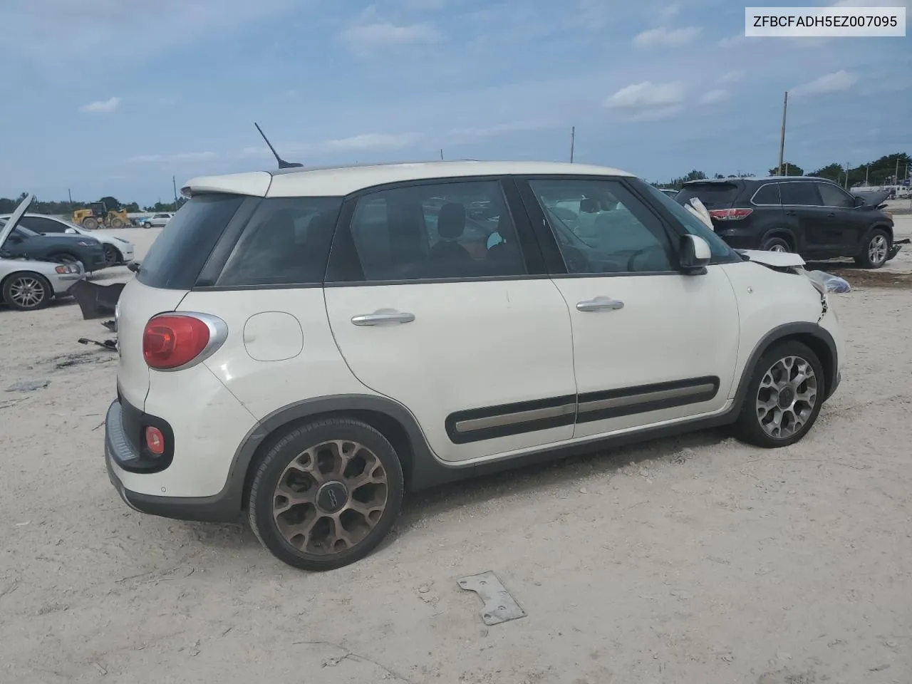 2014 Fiat 500L Trekking VIN: ZFBCFADH5EZ007095 Lot: 76233424