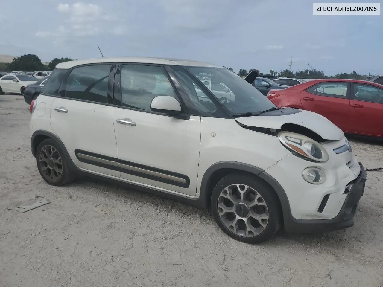 2014 Fiat 500L Trekking VIN: ZFBCFADH5EZ007095 Lot: 76233424