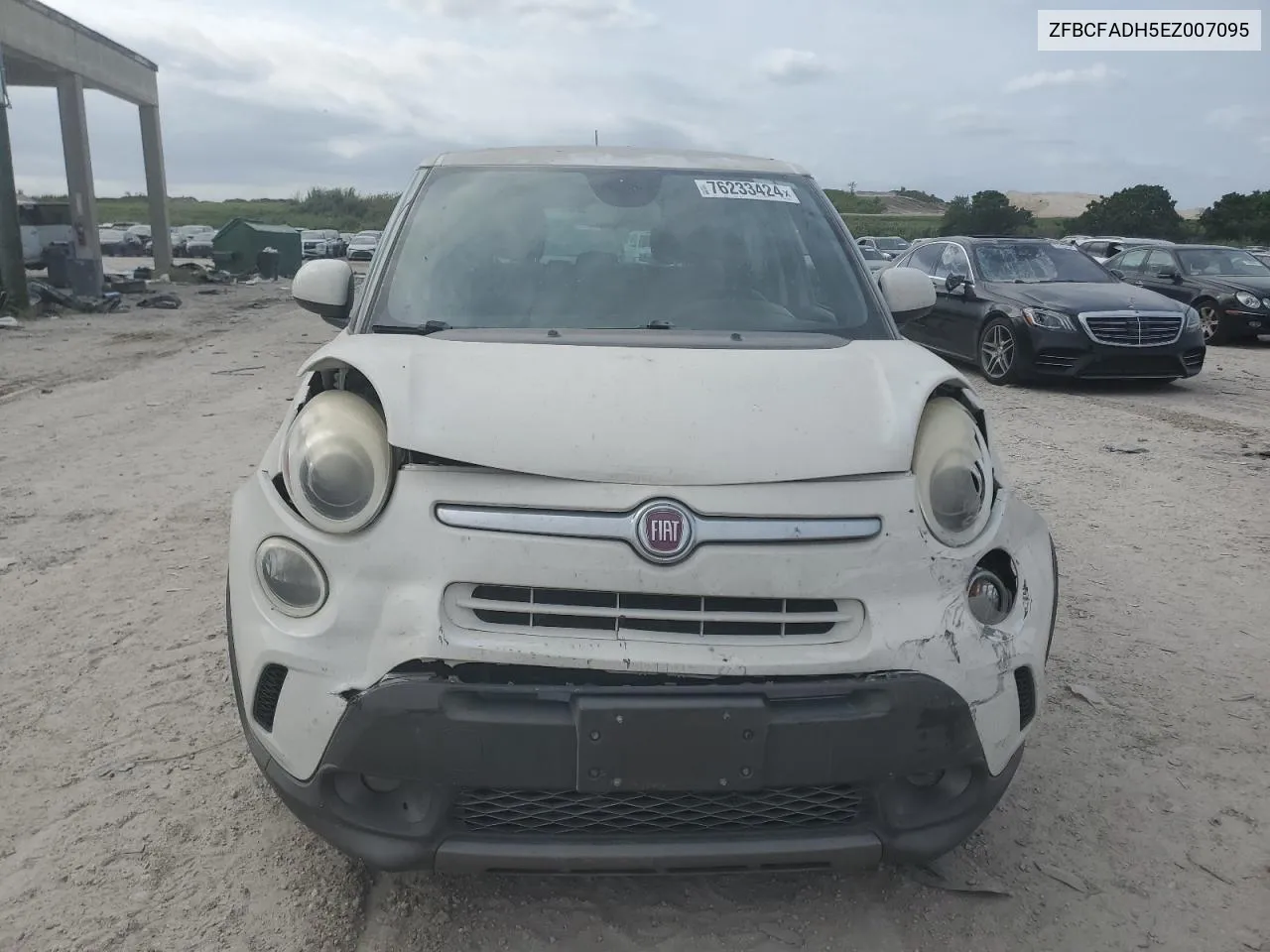 2014 Fiat 500L Trekking VIN: ZFBCFADH5EZ007095 Lot: 76233424