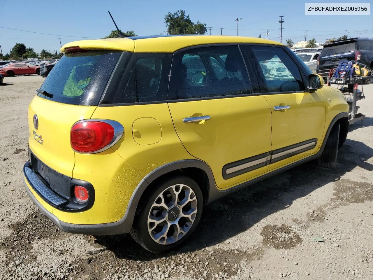 2014 Fiat 500L Trekking VIN: ZFBCFADHXEZ005956 Lot: 76737924