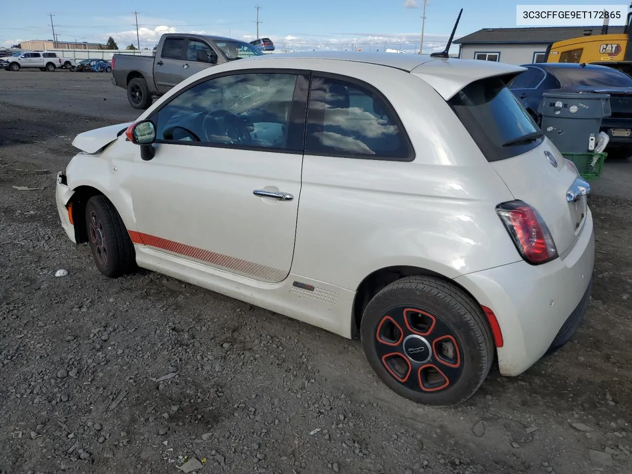 2014 Fiat 500 Electric VIN: 3C3CFFGE9ET172865 Lot: 76743054