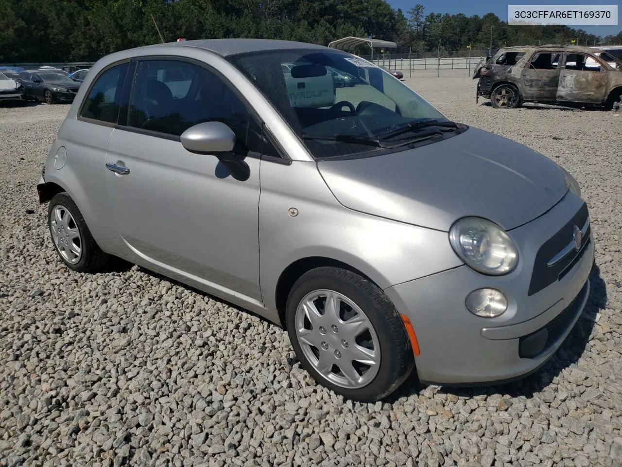 2014 Fiat 500 Pop VIN: 3C3CFFAR6ET169370 Lot: 76917754