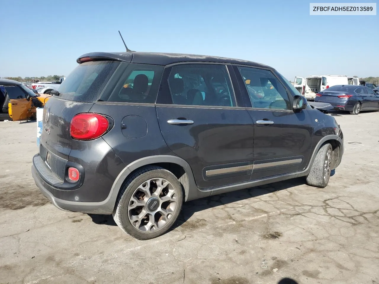 2014 Fiat 500L Trekking VIN: ZFBCFADH5EZ013589 Lot: 77124654