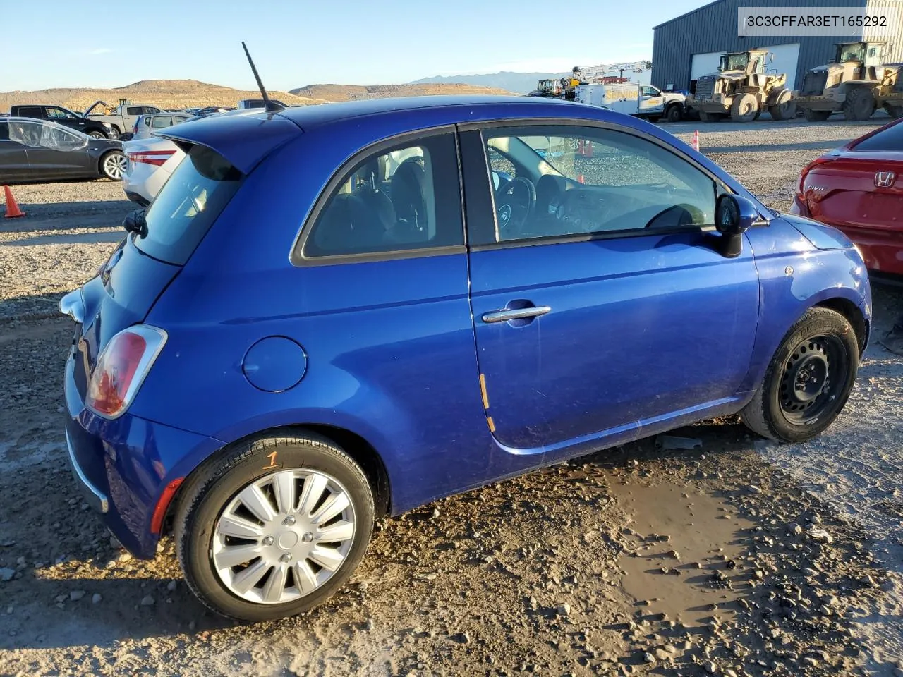 2014 Fiat 500 Pop VIN: 3C3CFFAR3ET165292 Lot: 77144754