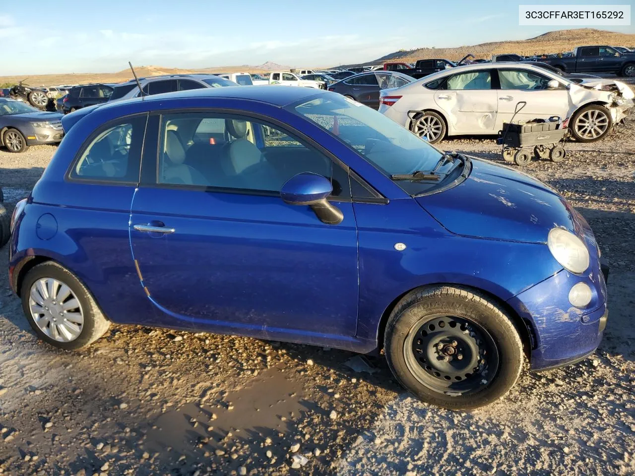 2014 Fiat 500 Pop VIN: 3C3CFFAR3ET165292 Lot: 77144754