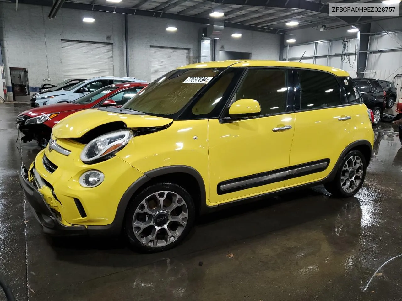 2014 Fiat 500L Trekking VIN: ZFBCFADH9EZ028757 Lot: 77697094