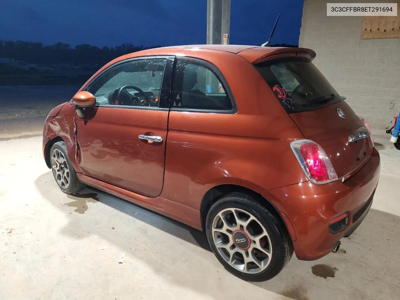 2014 Fiat 500 Sport VIN: 3C3CFFBR8ET291694 Lot: 77889174