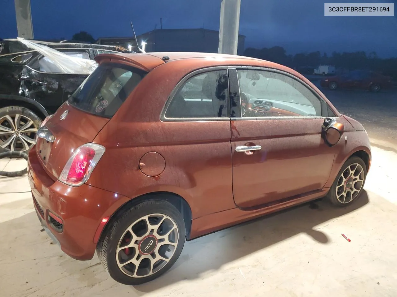 2014 Fiat 500 Sport VIN: 3C3CFFBR8ET291694 Lot: 77889174