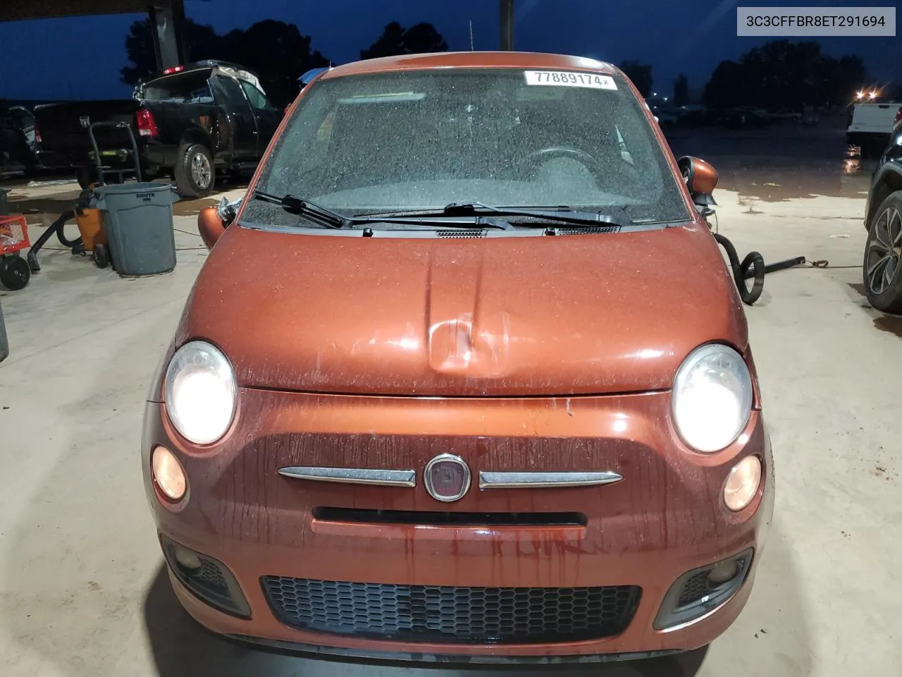 2014 Fiat 500 Sport VIN: 3C3CFFBR8ET291694 Lot: 77889174