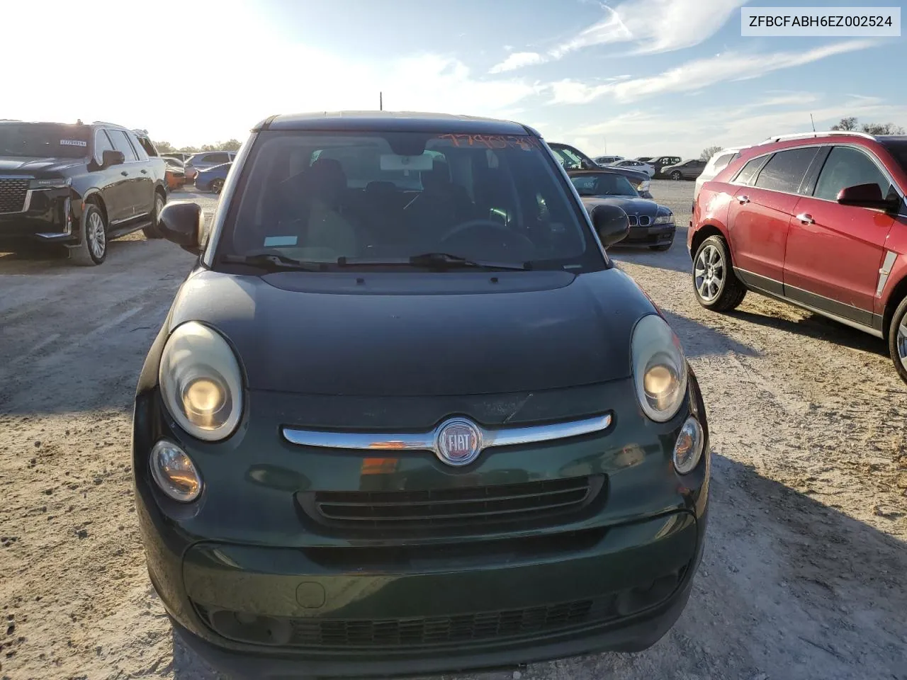 2014 Fiat 500L Easy VIN: ZFBCFABH6EZ002524 Lot: 77909304