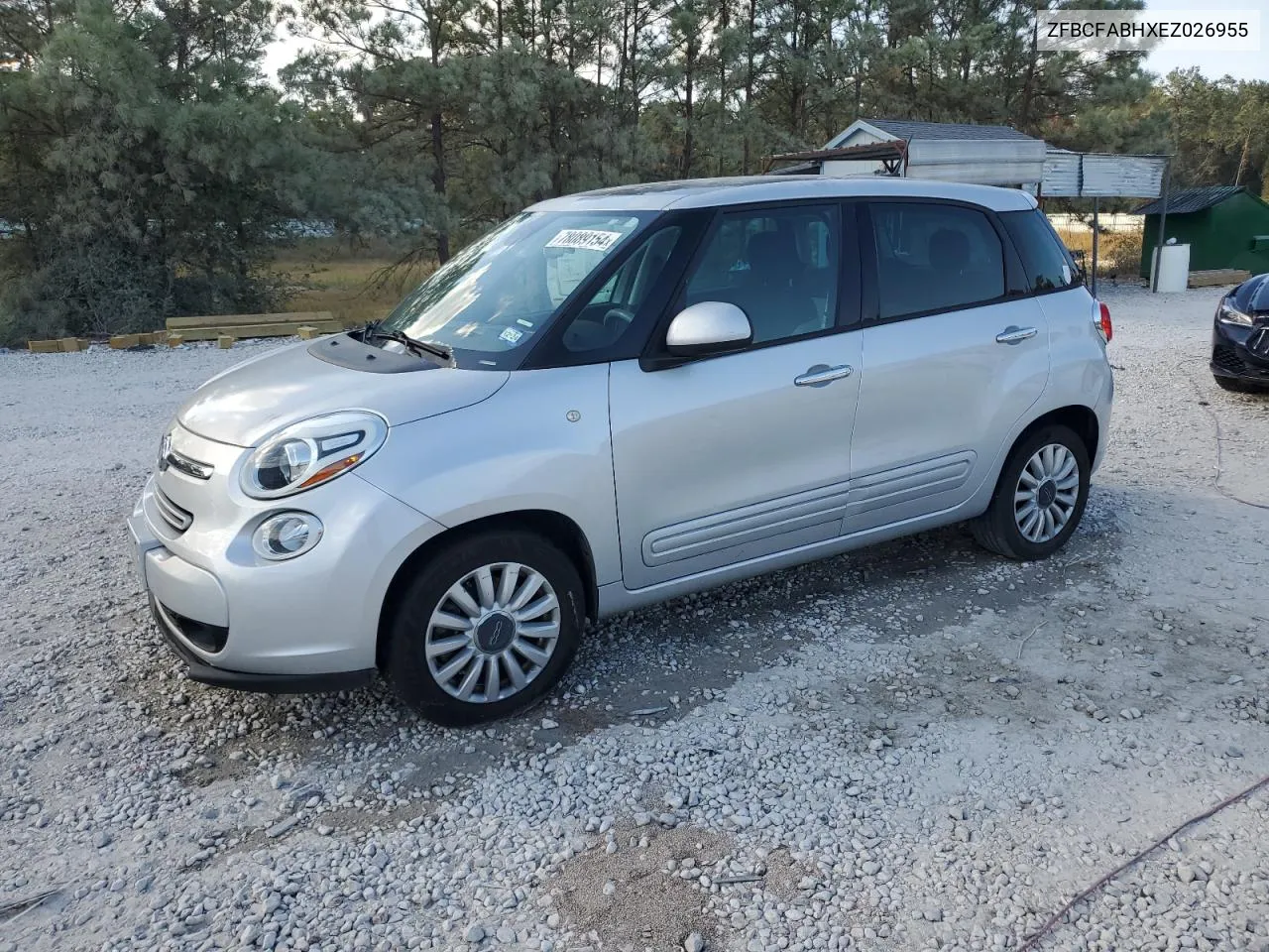 2014 Fiat 500L Easy VIN: ZFBCFABHXEZ026955 Lot: 78089154