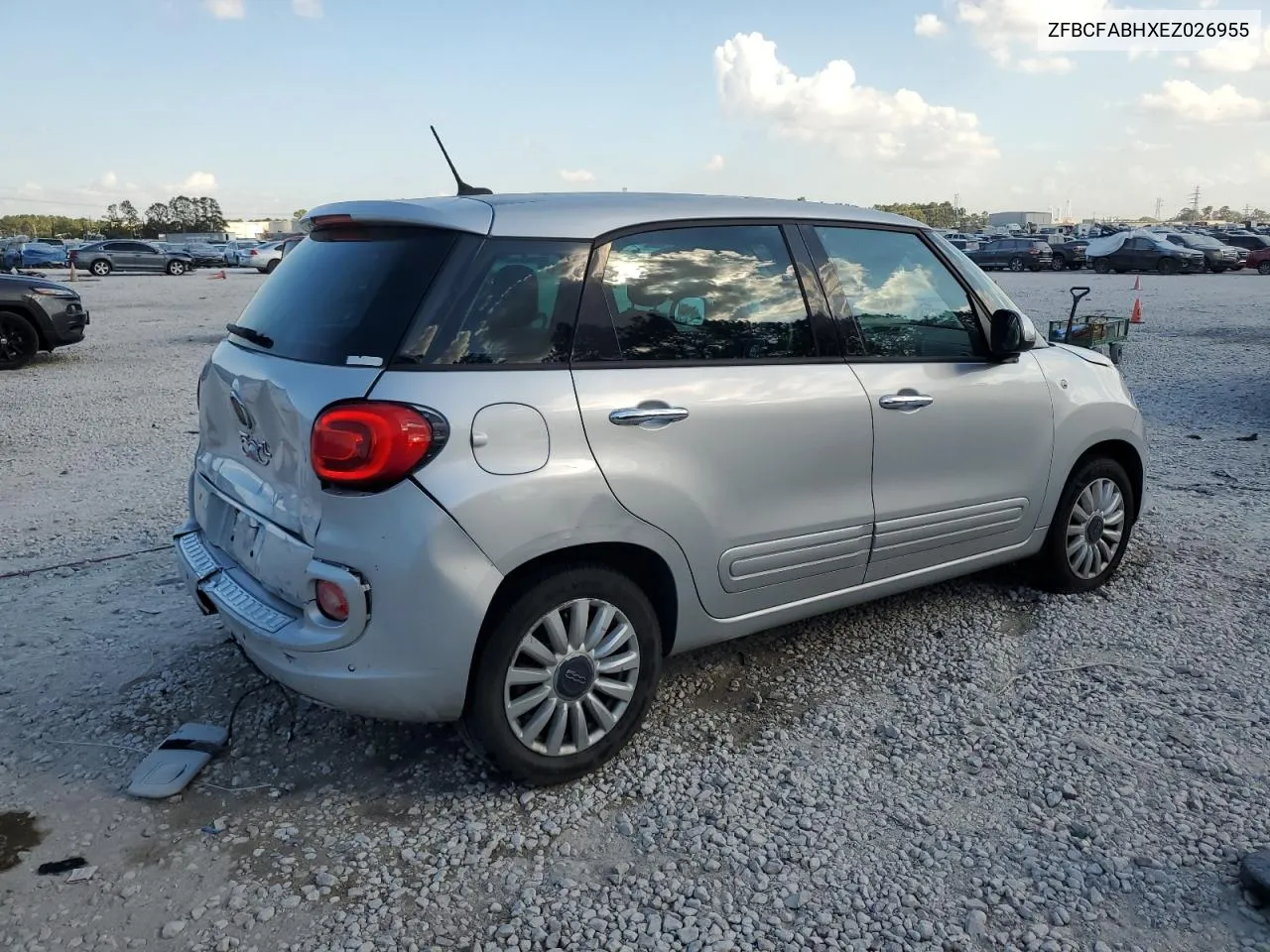 2014 Fiat 500L Easy VIN: ZFBCFABHXEZ026955 Lot: 78089154