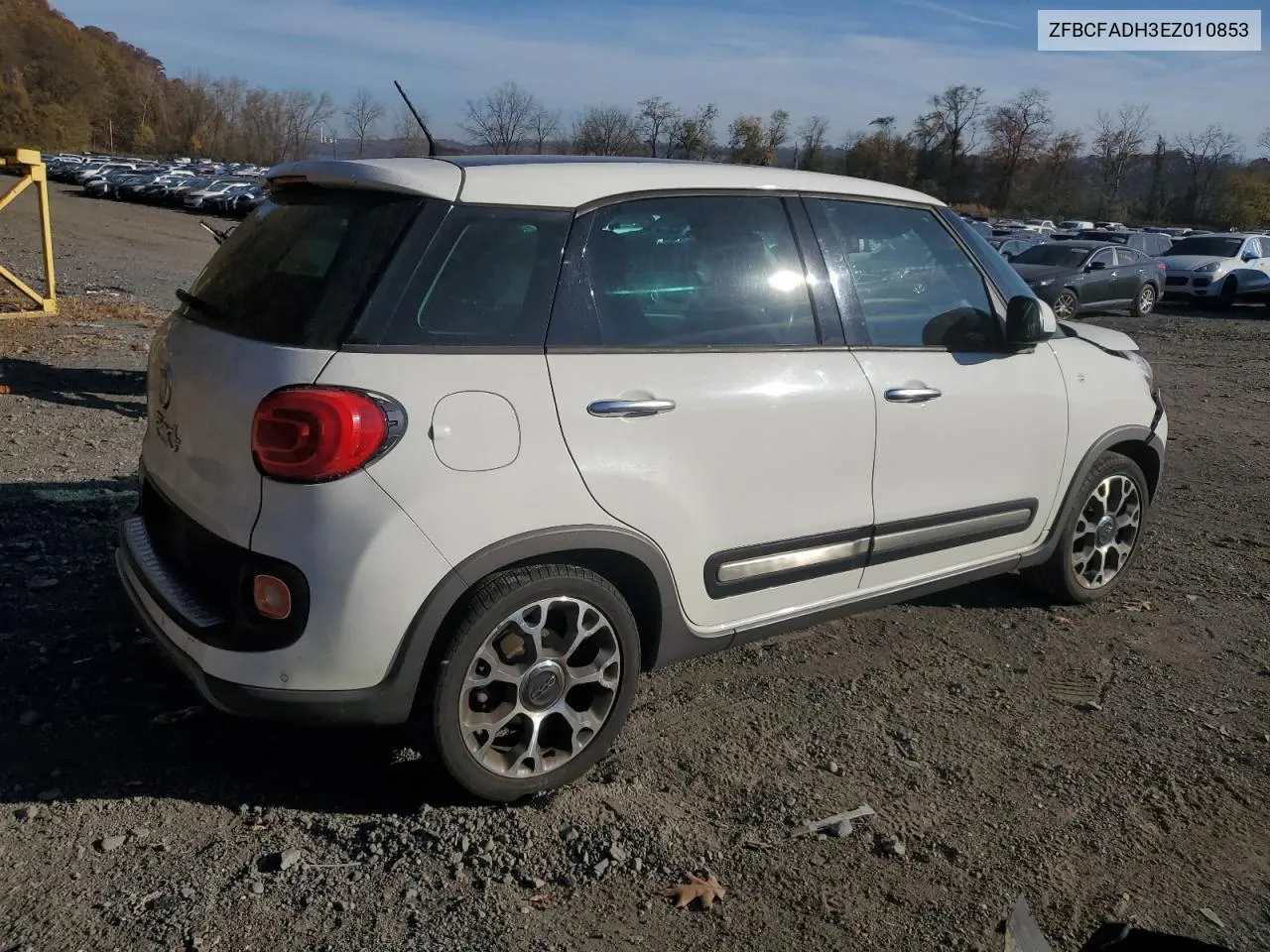 2014 Fiat 500L Trekking VIN: ZFBCFADH3EZ010853 Lot: 78305134