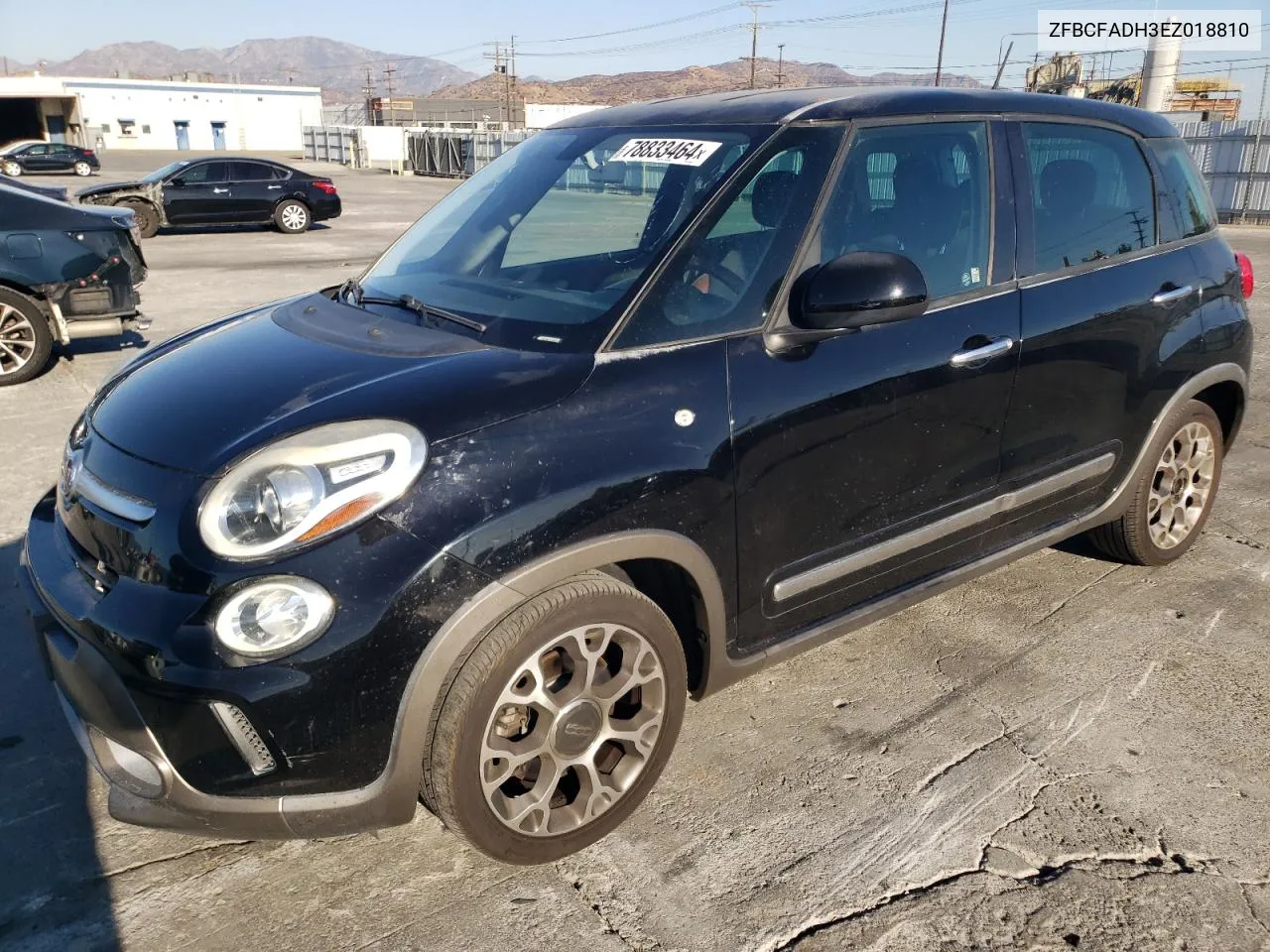 2014 Fiat 500L Trekking VIN: ZFBCFADH3EZ018810 Lot: 78833464