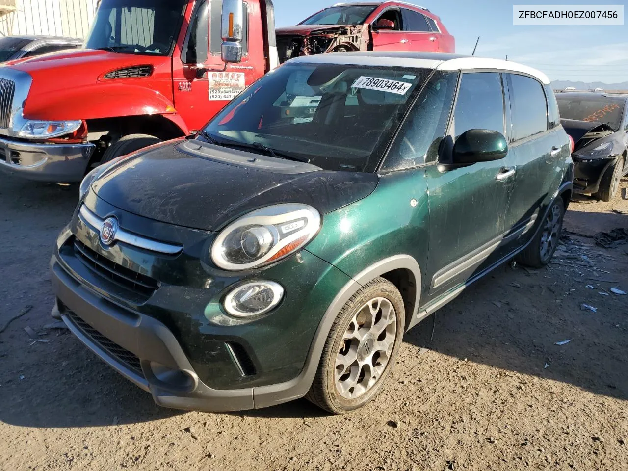 2014 Fiat 500L Trekking VIN: ZFBCFADH0EZ007456 Lot: 78903464