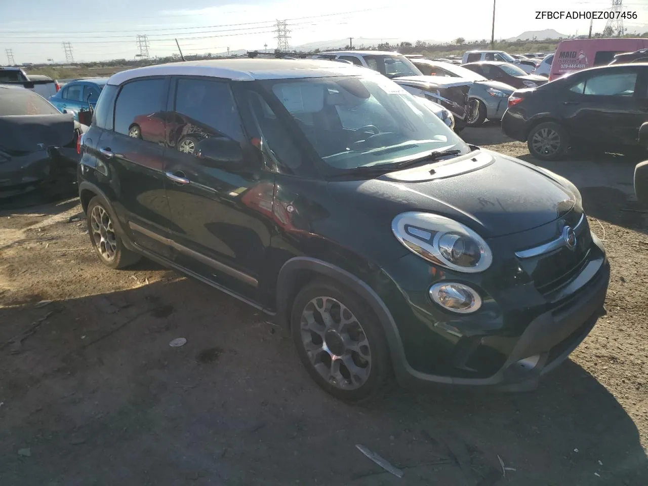 2014 Fiat 500L Trekking VIN: ZFBCFADH0EZ007456 Lot: 78903464