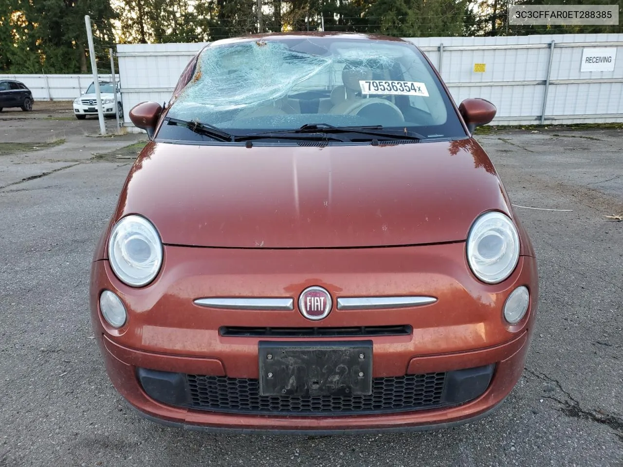 2014 Fiat 500 Pop VIN: 3C3CFFAR0ET288385 Lot: 79536354