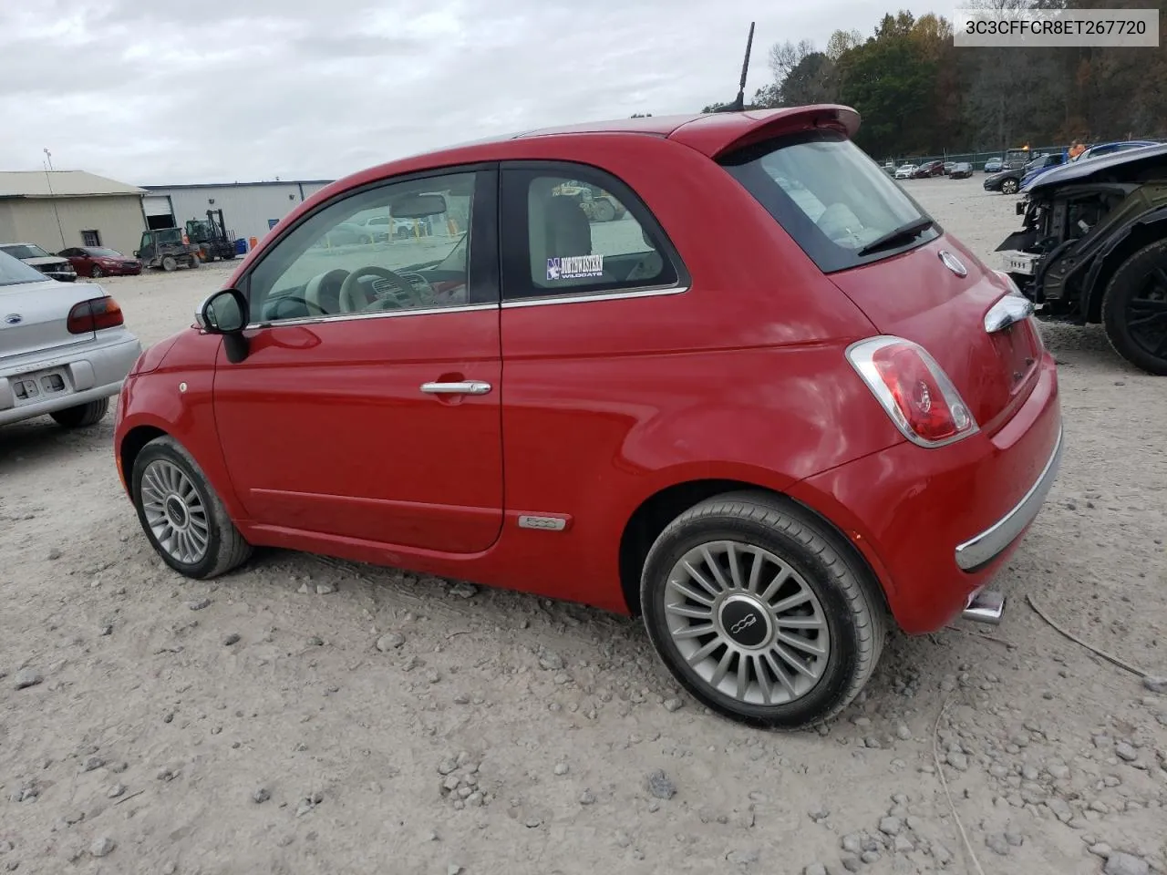 2014 Fiat 500 Lounge VIN: 3C3CFFCR8ET267720 Lot: 79603784