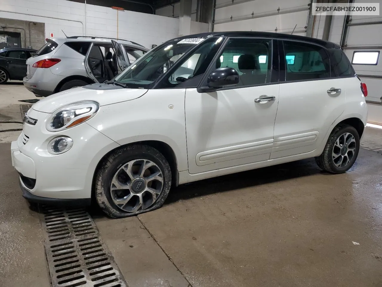 2014 Fiat 500L Easy VIN: ZFBCFABH3EZ001900 Lot: 79703904