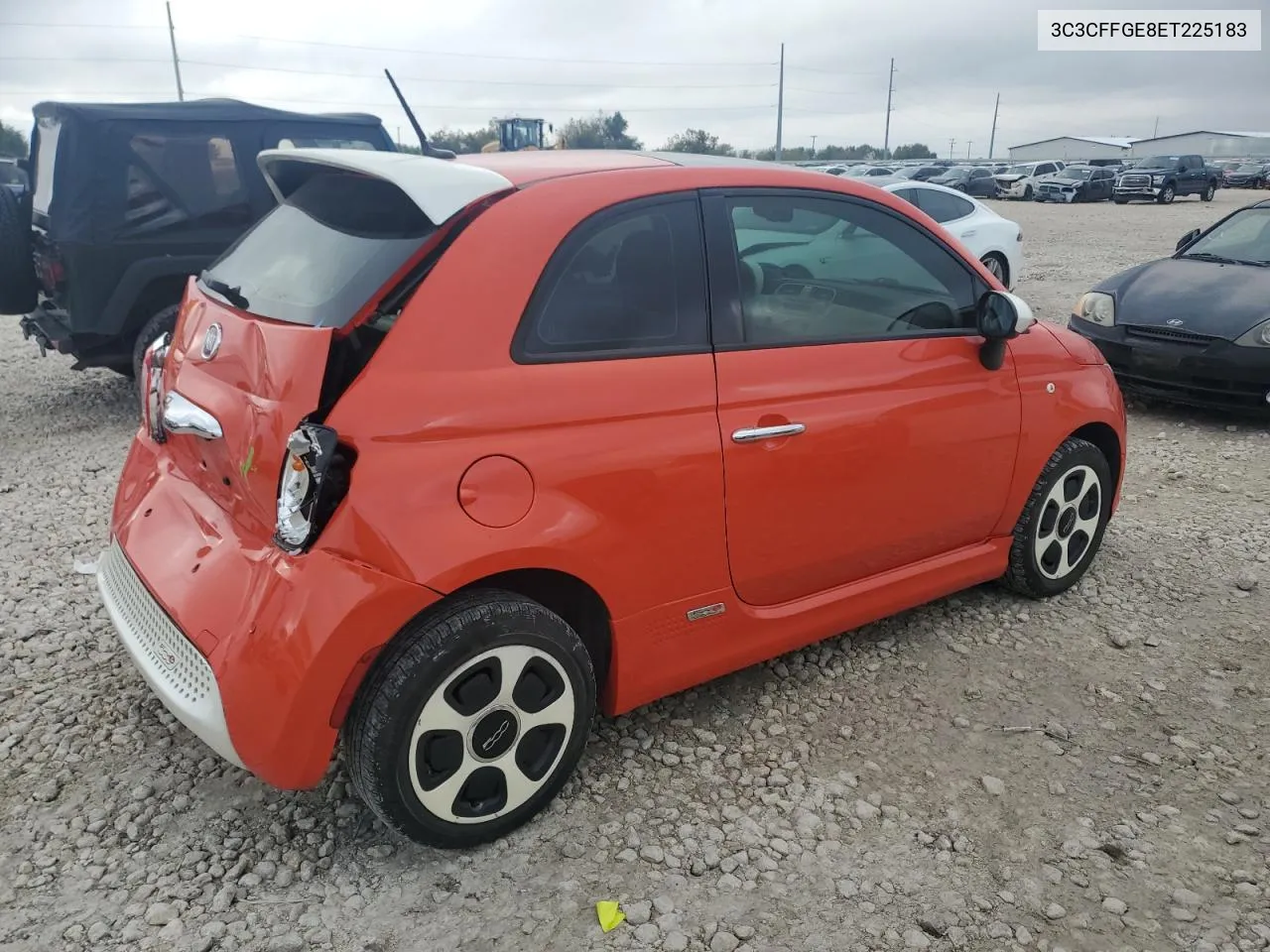 2014 Fiat 500 Electric VIN: 3C3CFFGE8ET225183 Lot: 79925954