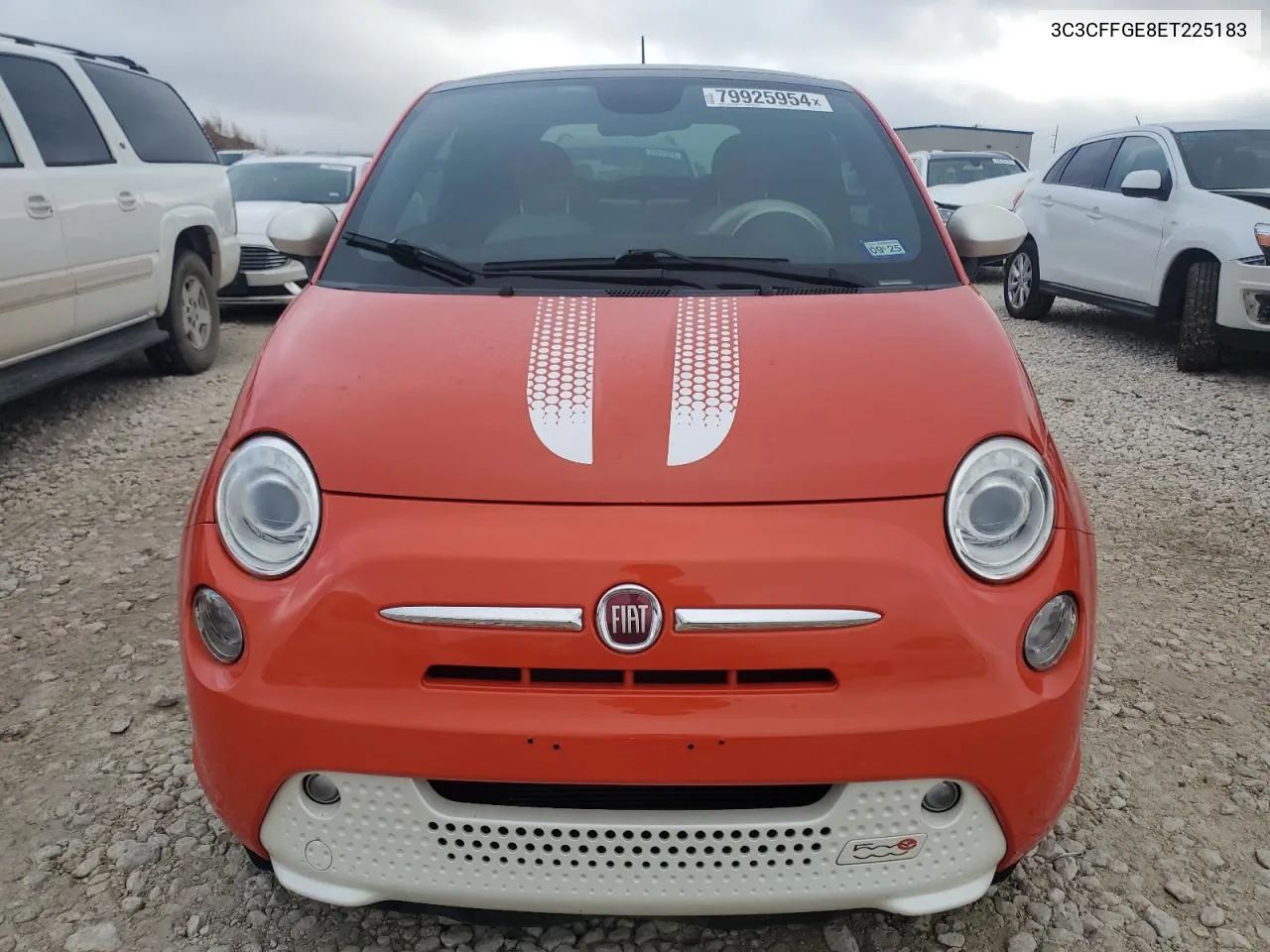 2014 Fiat 500 Electric VIN: 3C3CFFGE8ET225183 Lot: 79925954