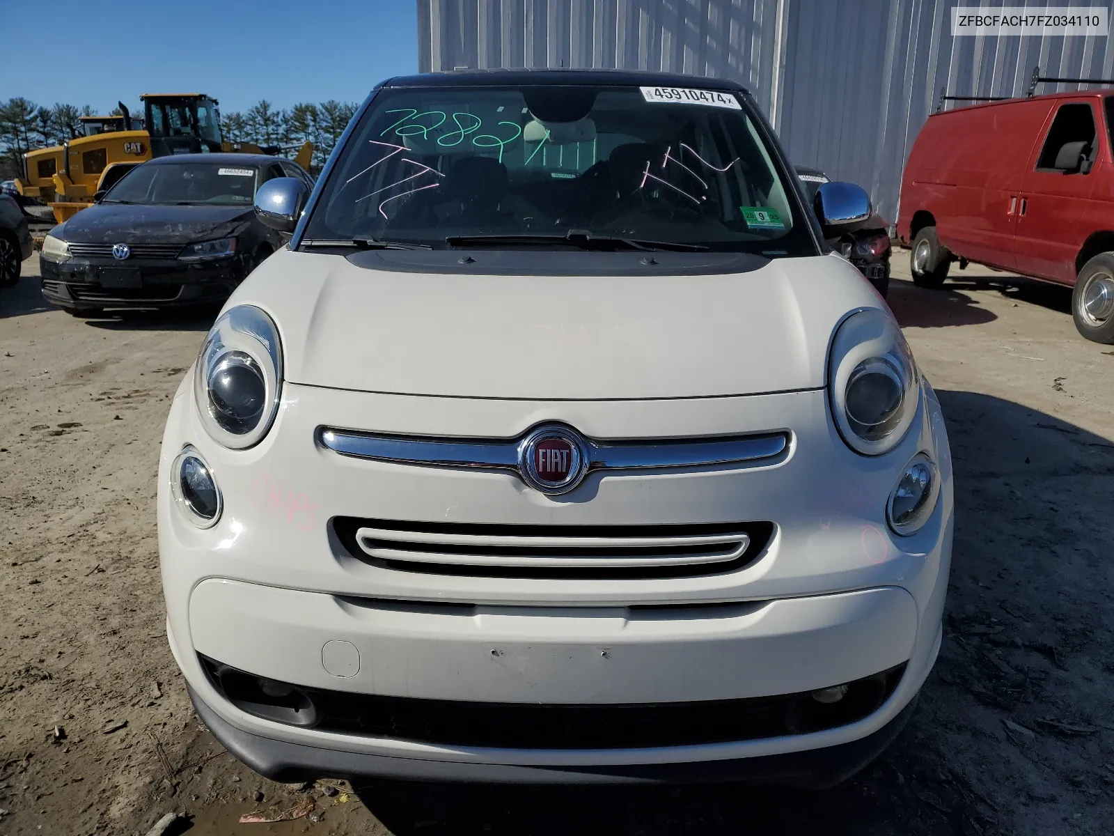 2015 Fiat 500L Lounge VIN: ZFBCFACH7FZ034110 Lot: 45910474