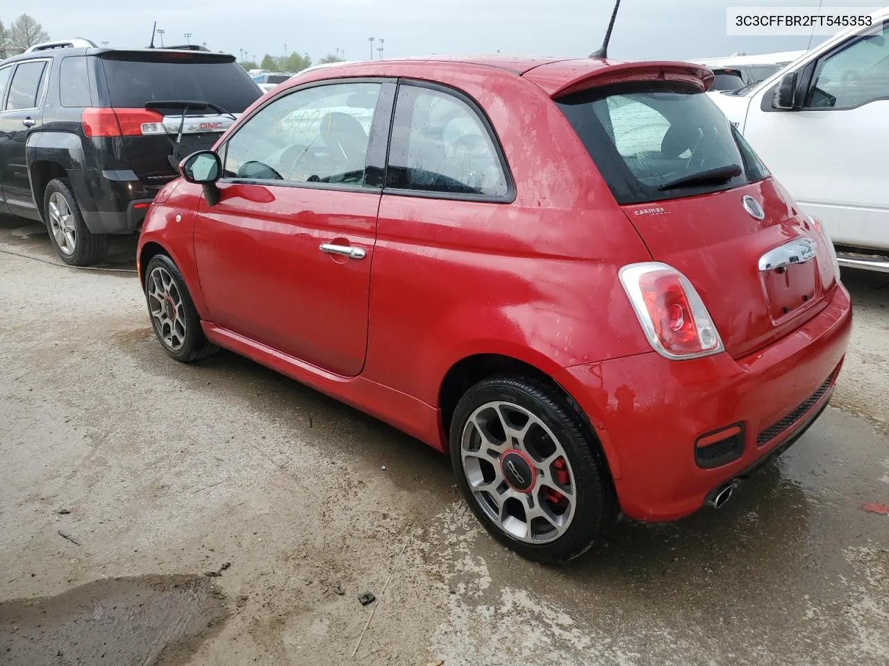 2015 Fiat 500 Sport VIN: 3C3CFFBR2FT545353 Lot: 49502074