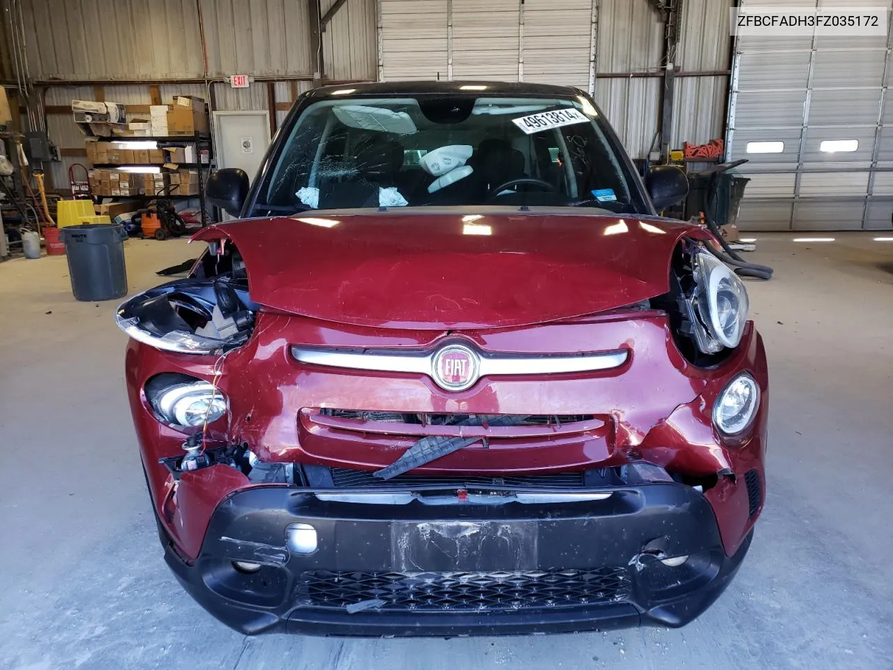 2015 Fiat 500L Trekking VIN: ZFBCFADH3FZ035172 Lot: 52354404