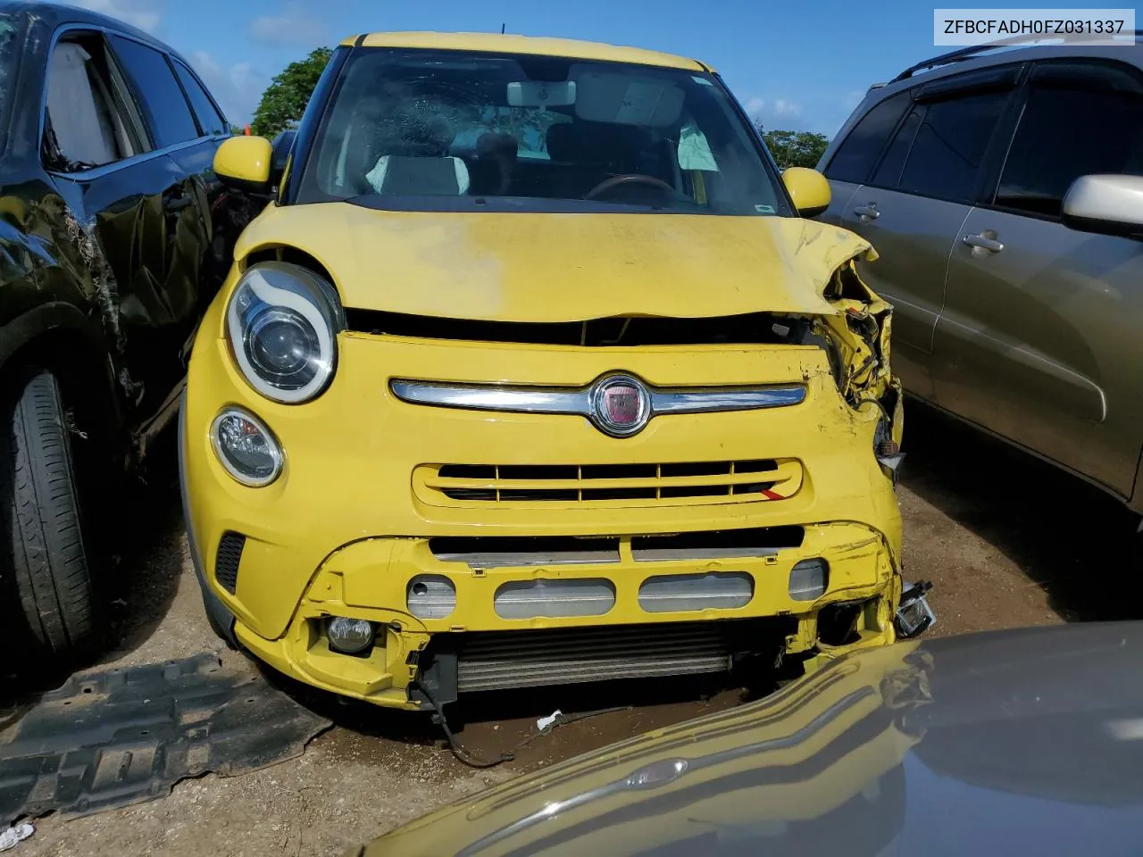 2015 Fiat 500L Trekking VIN: ZFBCFADH0FZ031337 Lot: 54044874