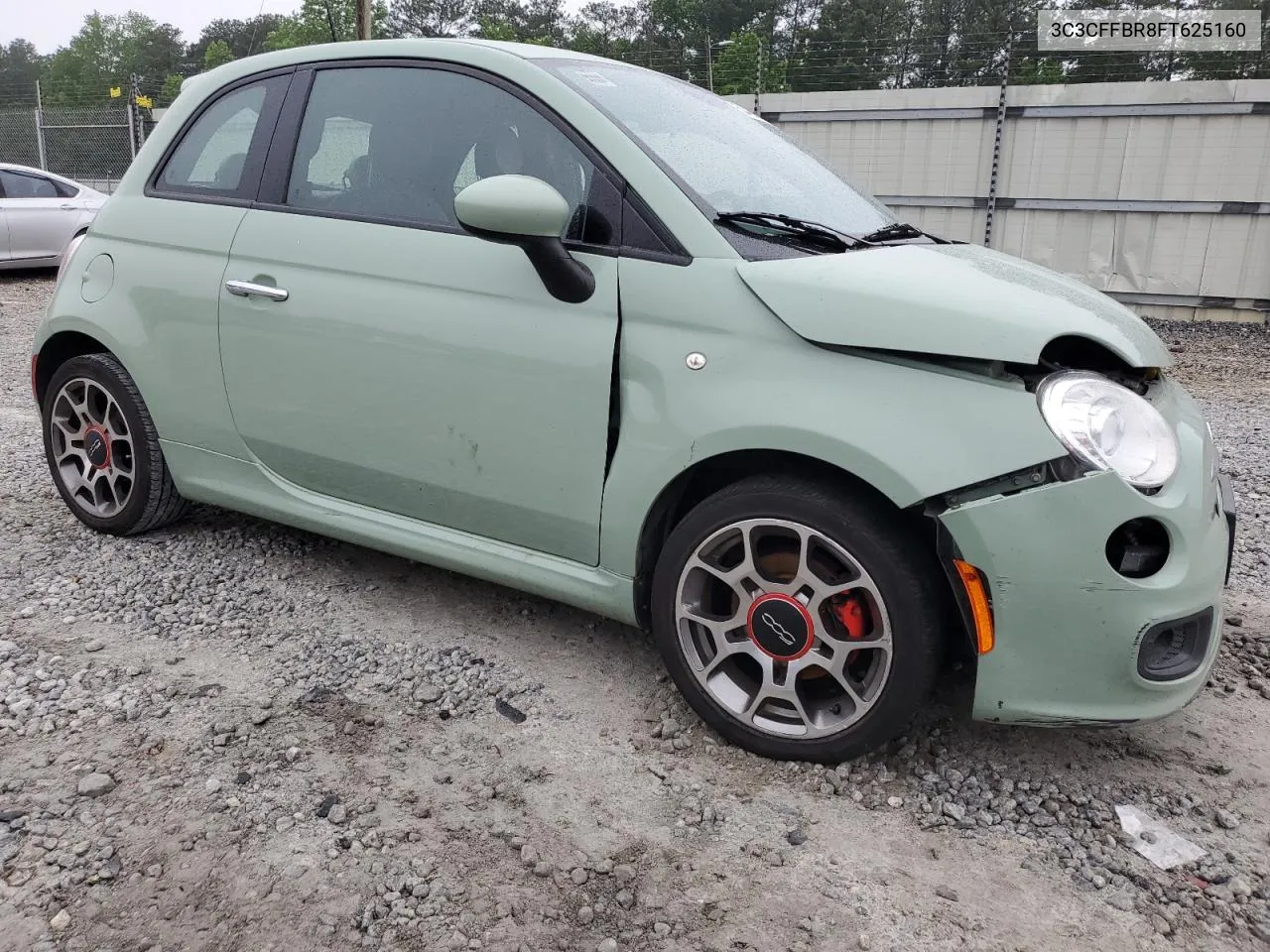 2015 Fiat 500 Sport VIN: 3C3CFFBR8FT625160 Lot: 54494104