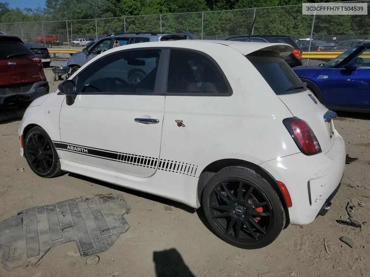 2015 Fiat 500 Abarth VIN: 3C3CFFFH7FT504539 Lot: 58489944