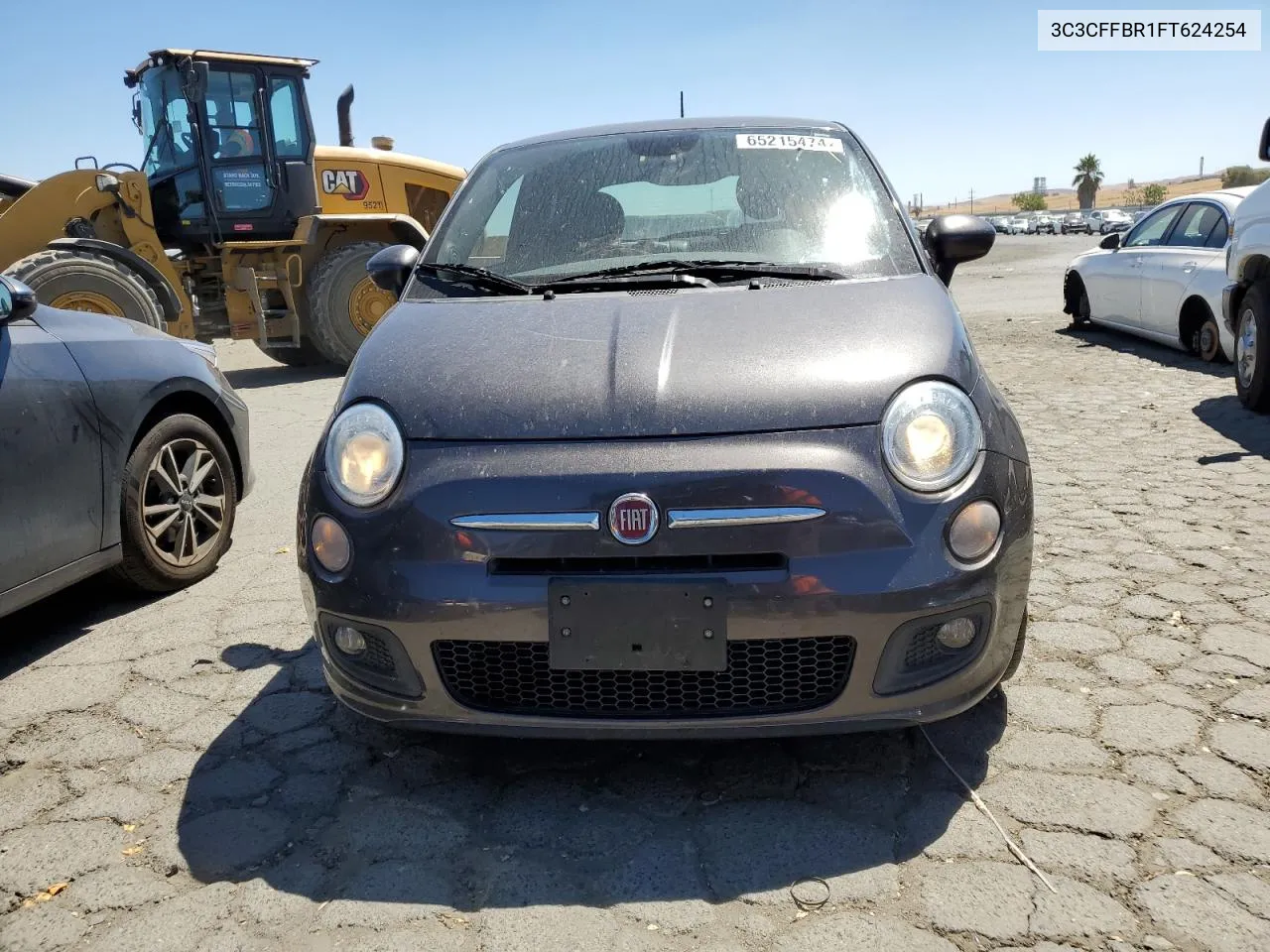 2015 Fiat 500 Sport VIN: 3C3CFFBR1FT624254 Lot: 65215474